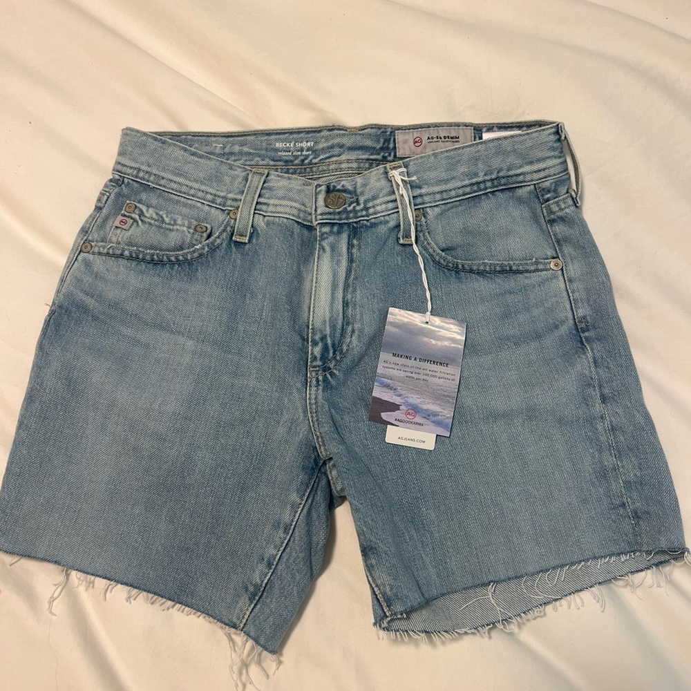 NEW AG Jeans Light Blue Becke Short